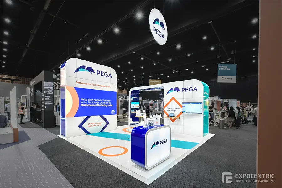 custom booth for Pega