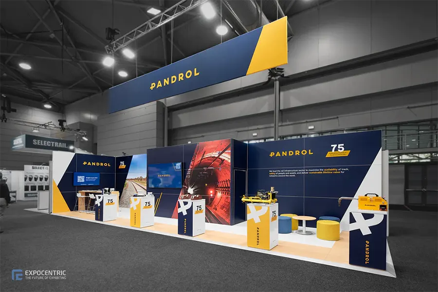 Pandrol exhibition booth