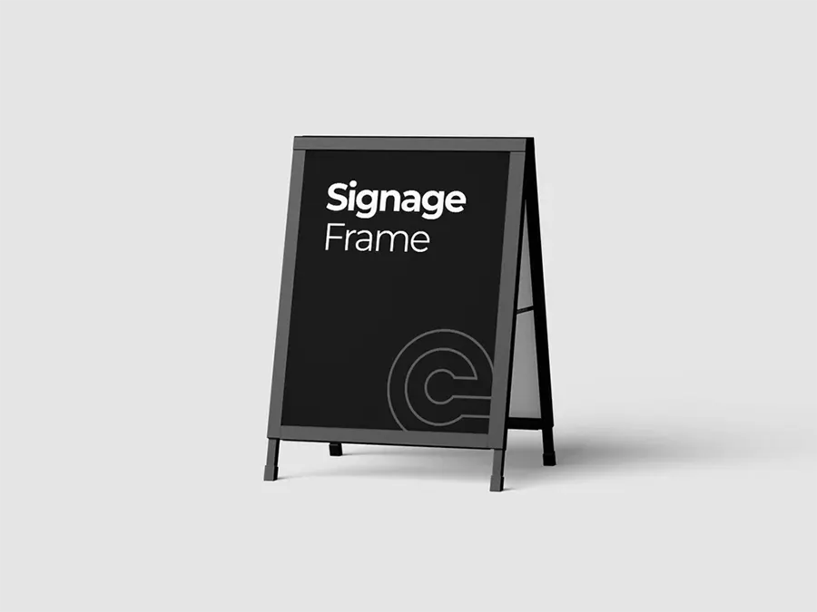 Signage a frame