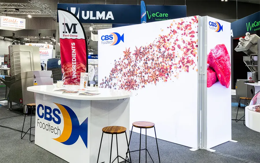 Elevate with Exhibition Stools image by exhibitcentral.com.au