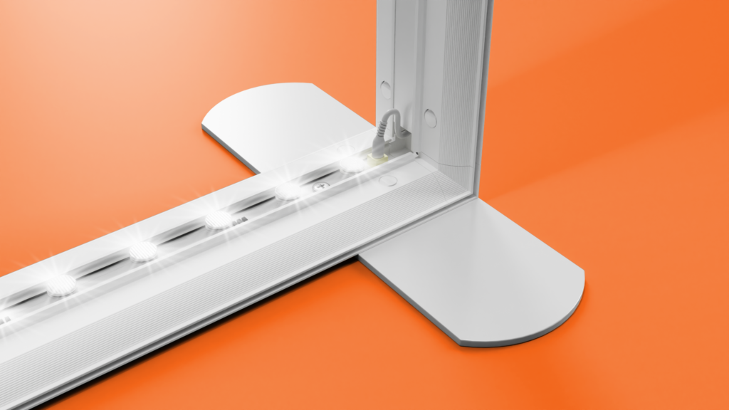 LED Lights for Pop Up Displays image by Exhibitcentral.com.au