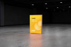 Lumi SEG Lightbox Display – 1 x 1.4m