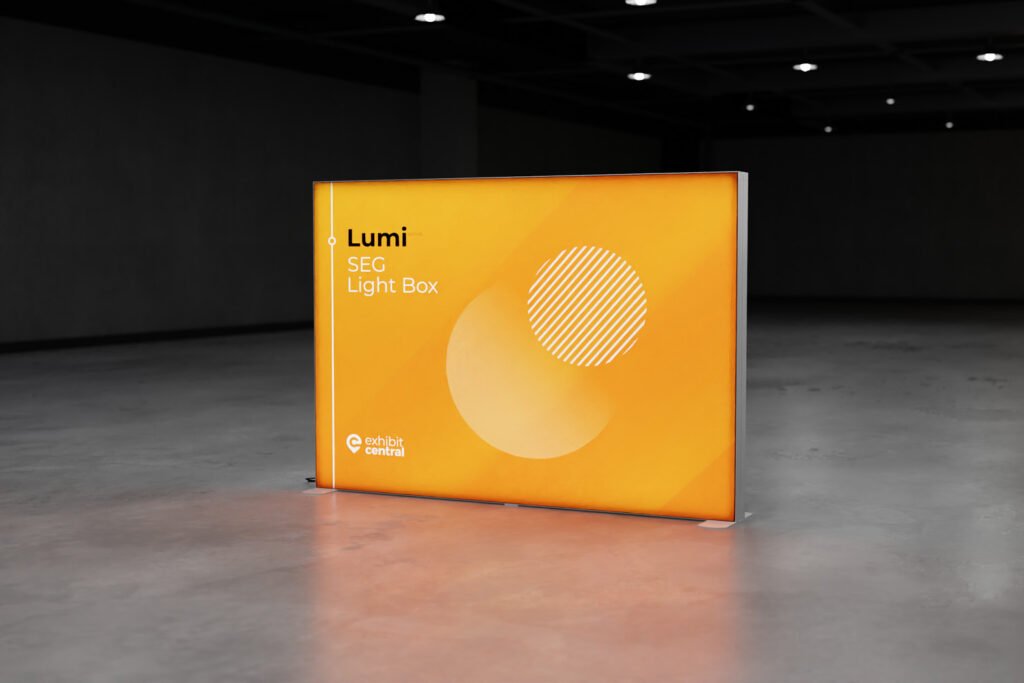 Lumi SEG Lightbox Display – 2 x 1.4m