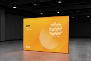 Lumi SEG Lightbox Display – 3 x 2m