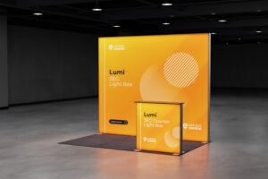 Lumi SEG Lightbox Exhibition Stand – 3 x 2m – Croydon