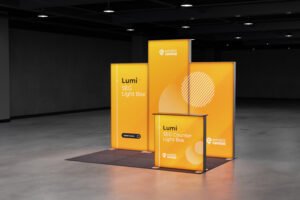 Lumi SEG Lightbox Exhibition Stand – 3 x 2m – Doonside