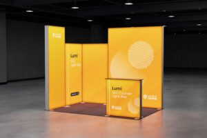 Lumi SEG Lightbox Exhibition Stand – 3 x 2m – Hurstville
