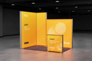 Lumi SEG Lightbox Exhibition Stand – 3 x 2m – Kingswood