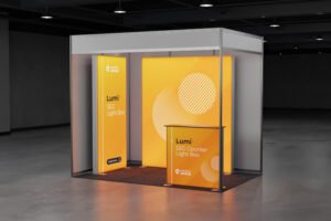 Lumi SEG Lightbox Exhibition Stand – 3 x 2m – Lewisham