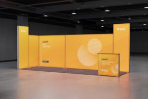Lumi SEG Lightbox Exhibition Stand – 6 x 2m – Granville