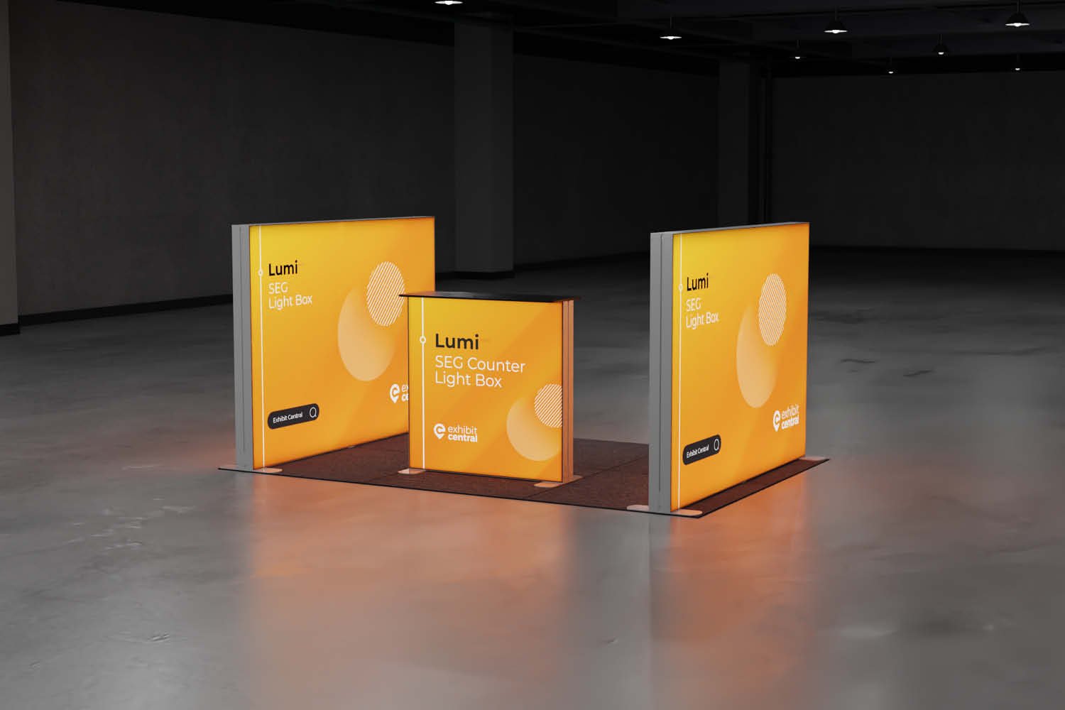 Lumi SEG Lightbox Shopping Centre Stand – 3 x 2m – Sydenham