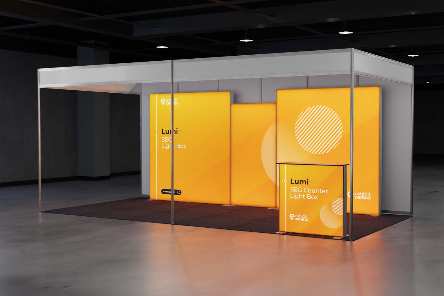 Lumi SEG Lightbox Exhibition Stand – 6 x 3m – Villawood