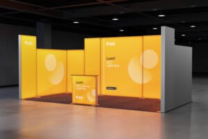 Lumi SEG Lightbox Exhibition Stand – 6 x 3m – Parramatta
