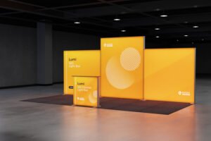 Lumi SEG Lightbox Exhibition Stand – 6 x 3m