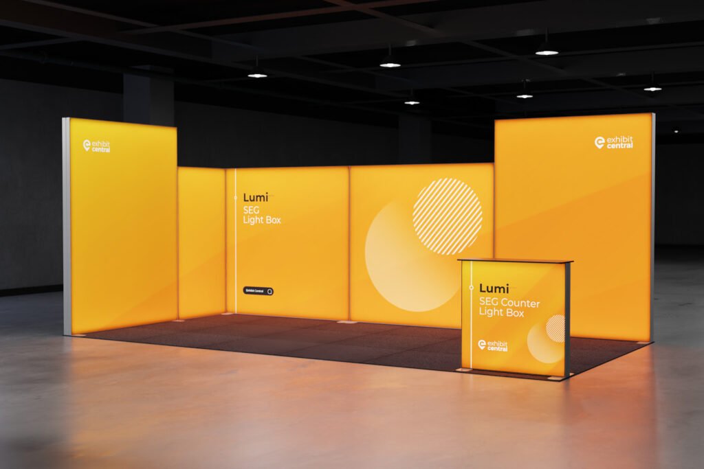 Lumi SEG Lightbox Exhibition Stand – 6 x 3m – Hornsby