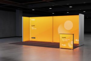 Lumi SEG Lightbox Exhibition Stand – 6 x 3m – Lidcombe