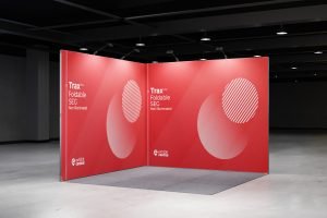 Trax Foldable SEG Fabric Display Corner Stand – 3 x 3m – Asquith