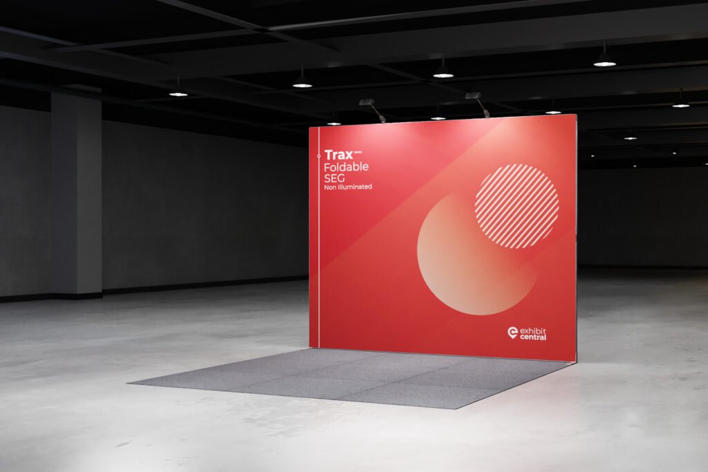 Trax Foldable SEG Fabric Display Peninsula Stand – 3 x 3m – Meadowbank