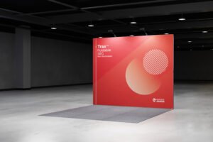 Trax Foldable SEG Fabric Display Peninsula Stand – 3 x 3m – Meadowbank