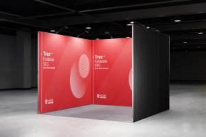 Trax Foldable SEG Fabric Display In-line Stand – 3 x 3m – Roseville