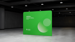 Vista Straight Media Wall